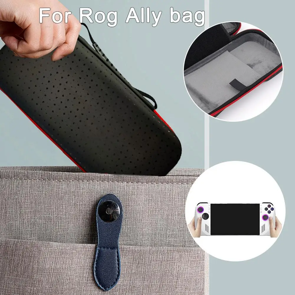 For ROG ALLY Storage Bag With Anti Wear Handle Shockproof And Scratch Resistant With Inner Partition Storage Case Accessories