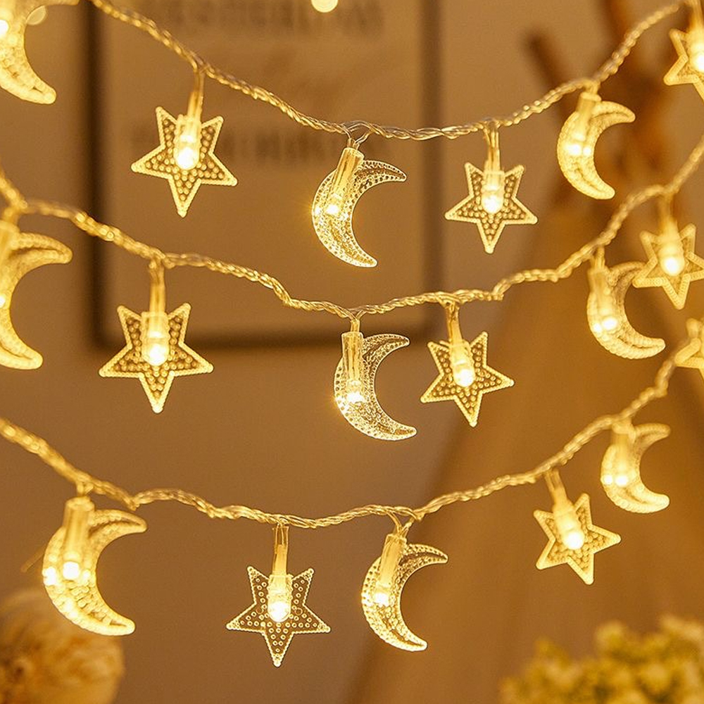 1pc 1.5/3/6m スター & バブルボール フェアリーライト - 部屋、誕生日、パーティー、結婚式の装飾、ギフトに最適