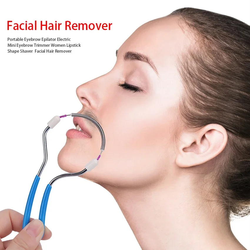Facial Hair Remover for Women Remove Unwanted Hair on Upper Lip Chin Face Or Neck The Original Remover Spring for Unsightly Hair