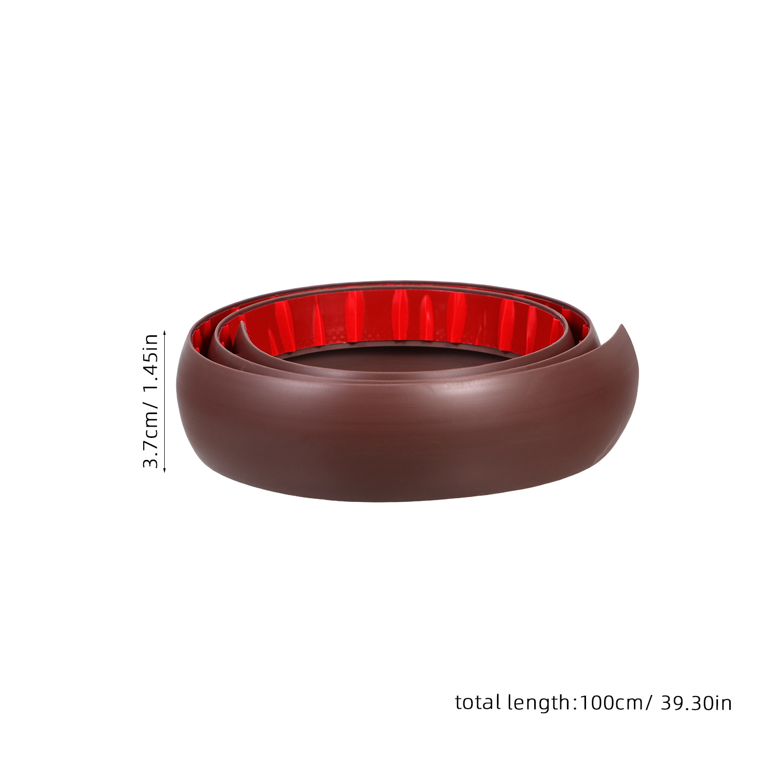 PVC Floor Edging Trim Strip Self Adhesive Waterproof Carpet Wood Tile Transition Cover for Uneven Surfaces Doorway Edge Trim