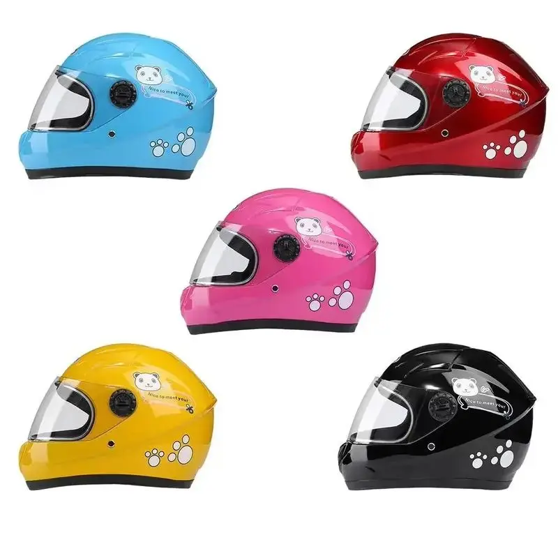 2024 秋冬新製品: 子供用ヘルメット子供用安全ヘルメット電気自動車男性用と女性用ヘルメット暖かい漫画