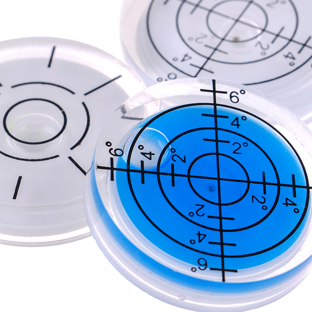 1pc 32x7mm Universal Level Spirit Level Bubble Bullseye Level Bubble Spirit Level Round Circular Measuring Meter Measuring Tool