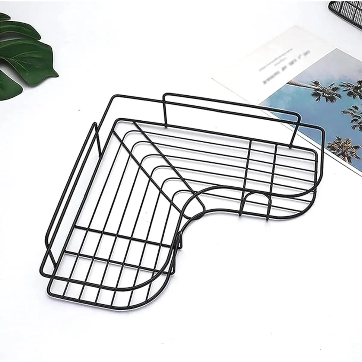 1 ชิ้นไม่เจาะรูห้องน้ํา, ห้องน้ํา, ชั้นวางสามเหลี่ยม, ห้องน้ําติดผนัง, ห้องน้ํา, อ่างล้างหน้า, การจัดเก็บอุปกรณ์ติดผนัง