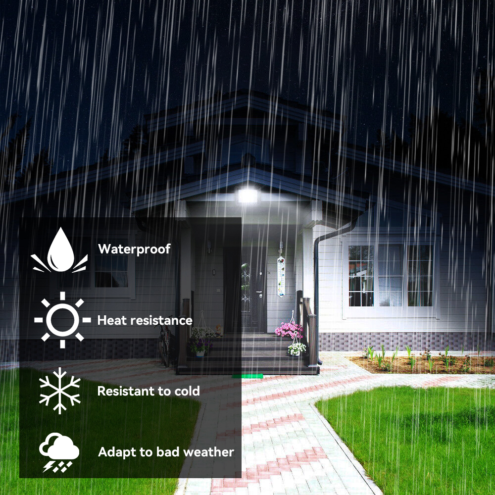 Luce di inondazione a LED 10W 20W 30W 50W 100W AC220V Riflettore Faretto esterno Lampione stradale Lampada da parete esterna a LED per giardino