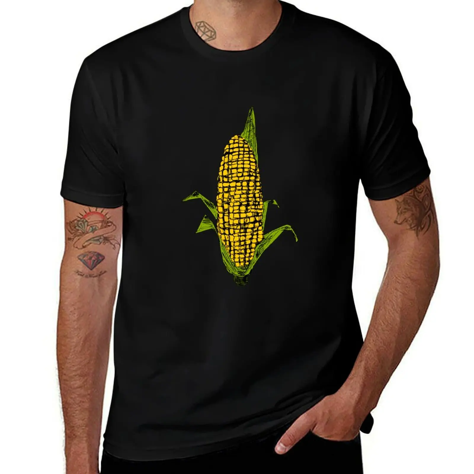Kaus Jagung Kaus Luhur Ukuran Besar Kaus Grafis Kaus Pria