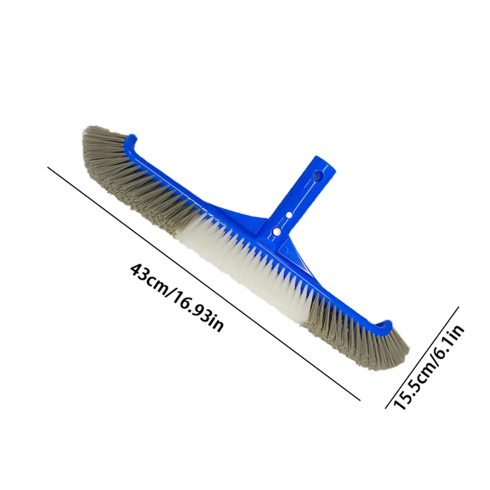 Swimming Pool Brush Durables Pool Floor Wall Cleaning Tool Pool Broom Algae Remover Scrubber Portable Pool Cleaning Broom