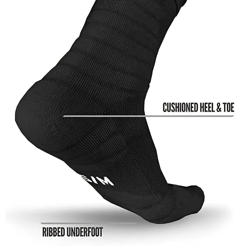 Calcetines de fútbol transpirables para hombre, calcetín absorbente de sudor para Foot Super Bowl, 1 par