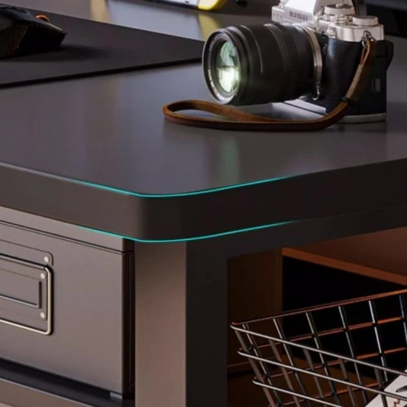 Office Computer Desk Computer Desk Gaming Desk Sturdy Home Gamer Table Metal Legs Dormitory Student Tables Laptop Computer Desk