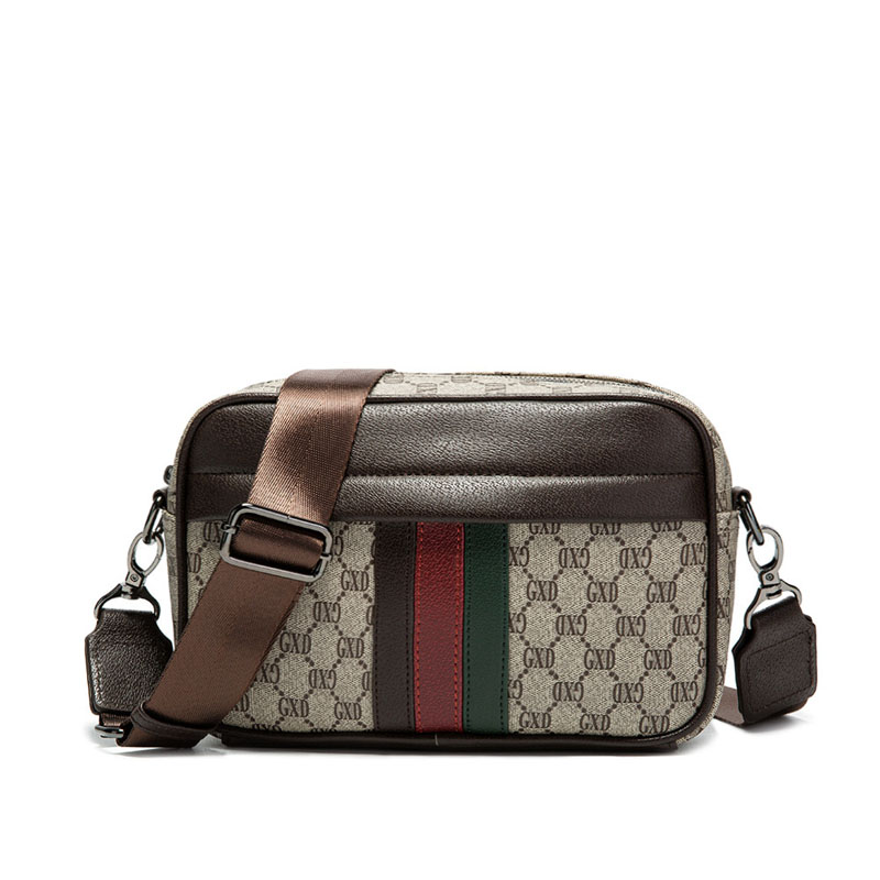 Bolso de hombro de moda 2024 para hombres jóvenes, bolso cruzado impermeable de cuero PU Papular, bolso informal de negocios para fiesta, venta al por mayor