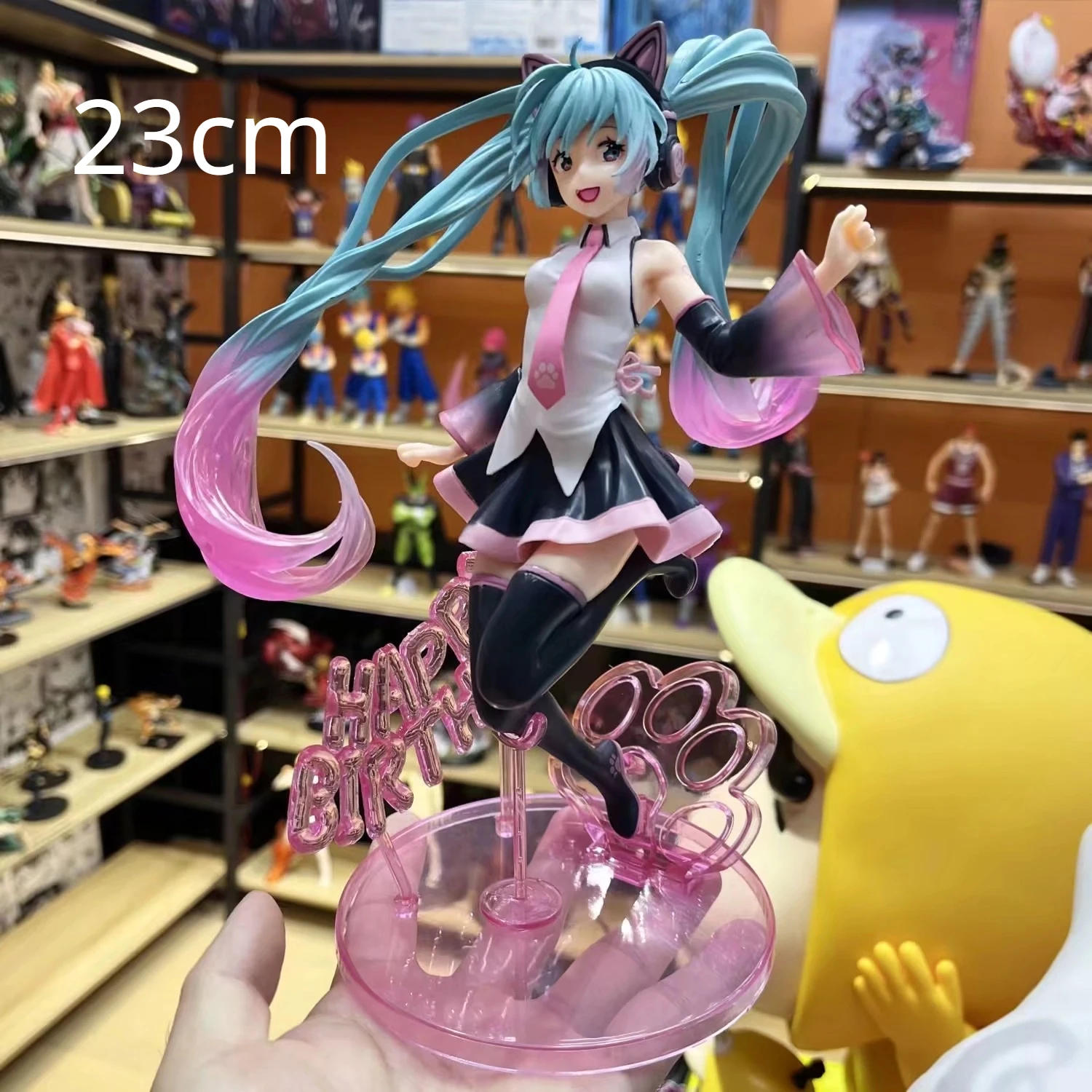 Lindo Hatsune Miku Estuche coleccionable Widget Figura de anime 14 ~ 25 cm
