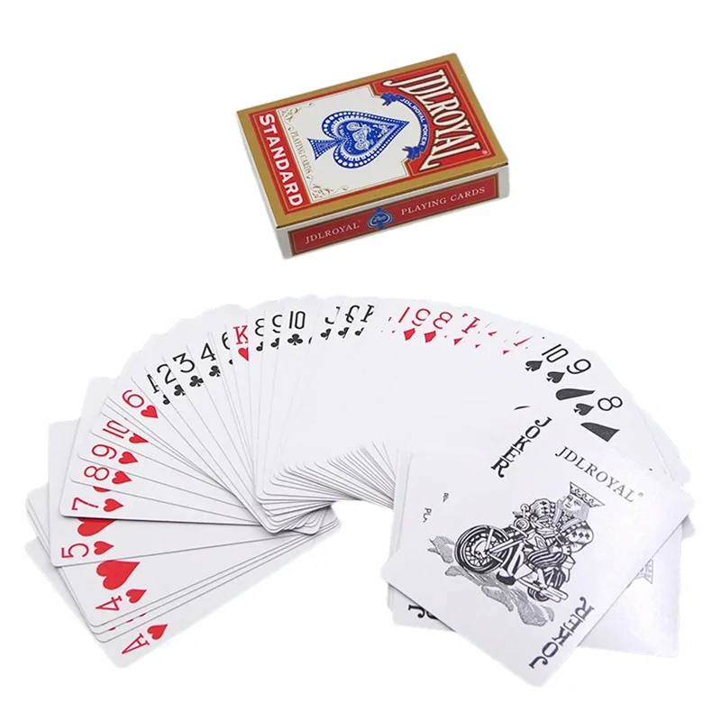 Nouvelles cartes à jouer Jdlroyal Poker rouge/bleu, jeux scellés Standard, tours de magie, GYH