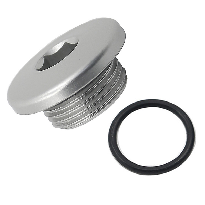 For Yamaha ATV Engine Parts Top Crankcase Oil Filler Plug & O-Ring for YFM 700 Raptor Quad