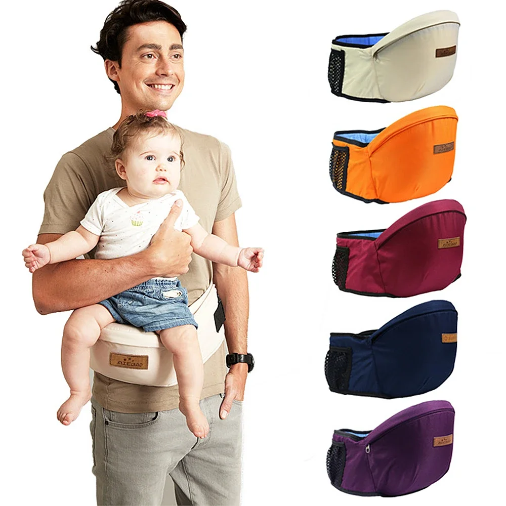 Porta-bebês cintura fezes caminhantes bebê sling segurar cinto mochila hipseat cinto crianças ajustável infantil hip assento