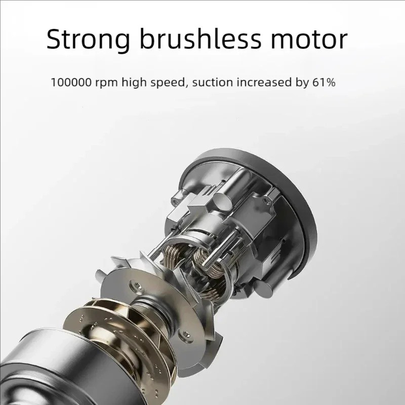 Xiaomi Mijia Car Vacuum Cleaner MJXCQ01QW 21kPa Suction 150mL Dust Cup 2400mAh Battery Washable Filter Element For Car Cleaning