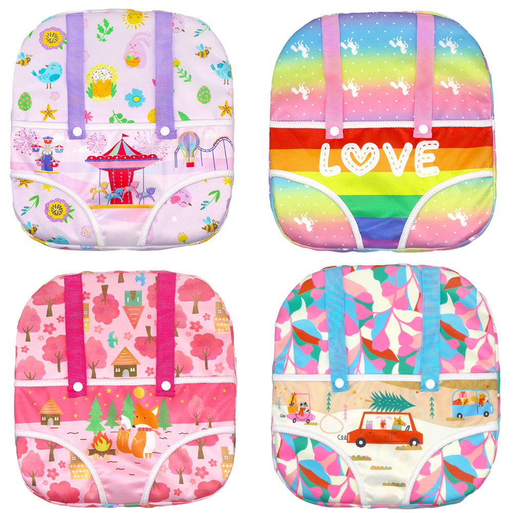 Сумка для переноски кукол на выход, спальный мешок 43-45 см, аксессуары для кукольной одежды для новорожденных, подарок на Рождество, день рождения, 18-дюймовый рюкзак для куклы, сумка