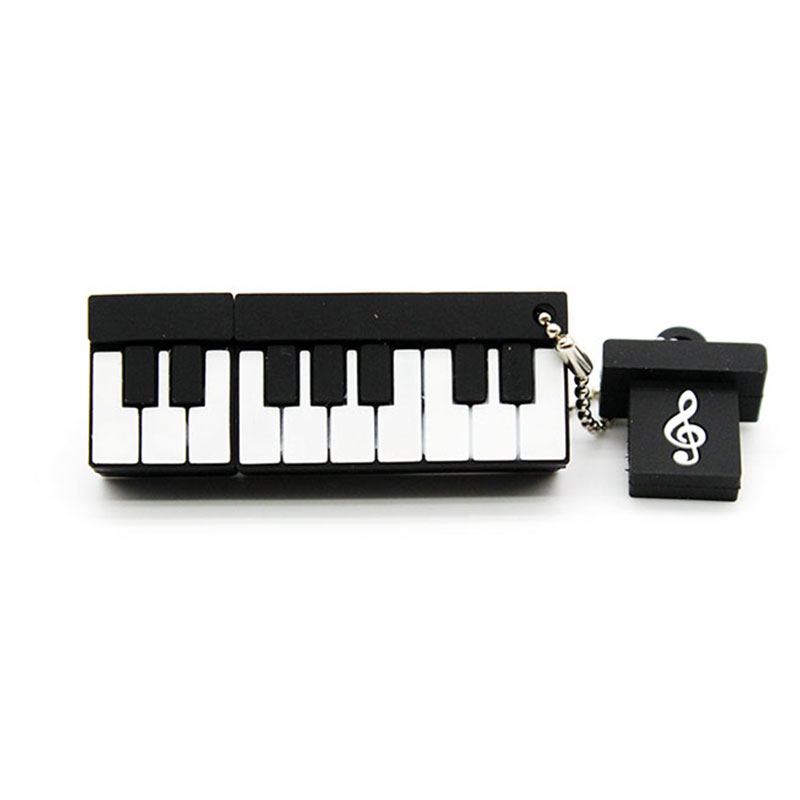 JASTER-Electronic Keyboar USB Flash Drive, Presentes Criativos para Crianças, Memory Stick, Caneta de Capacidade Real, Chian Livre, 64GB