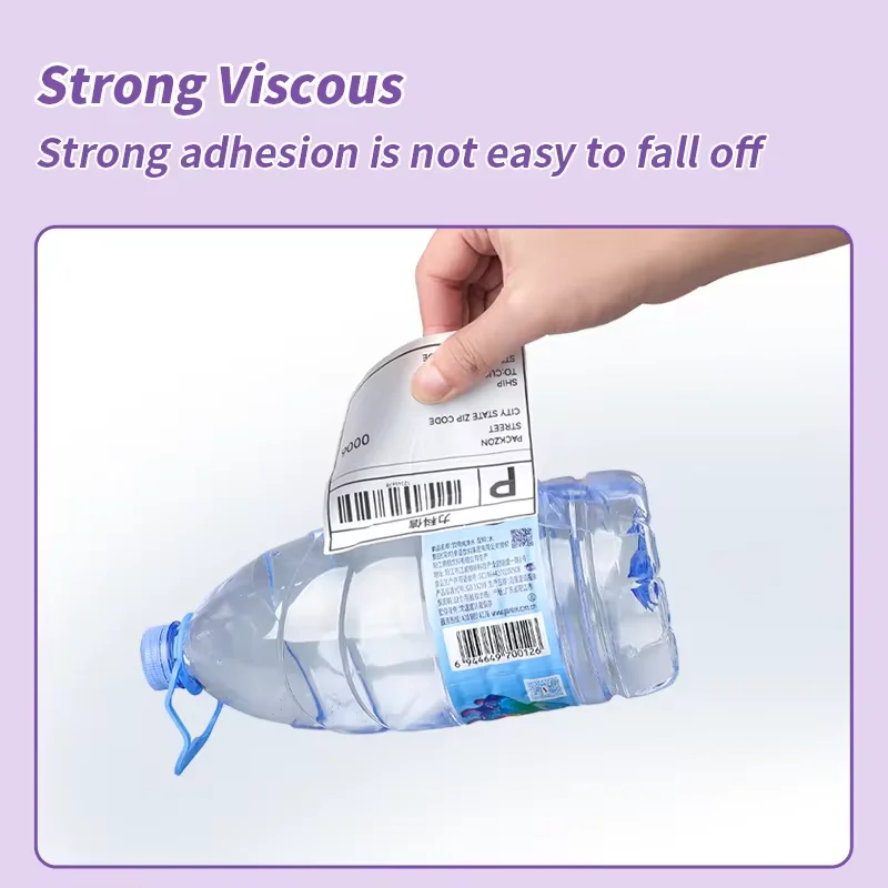 4x6 Inch Direct Thermal Labels 500 Labels Per stacked -Strong Adhesive Labels Resistant to Water & Grease For shipping label