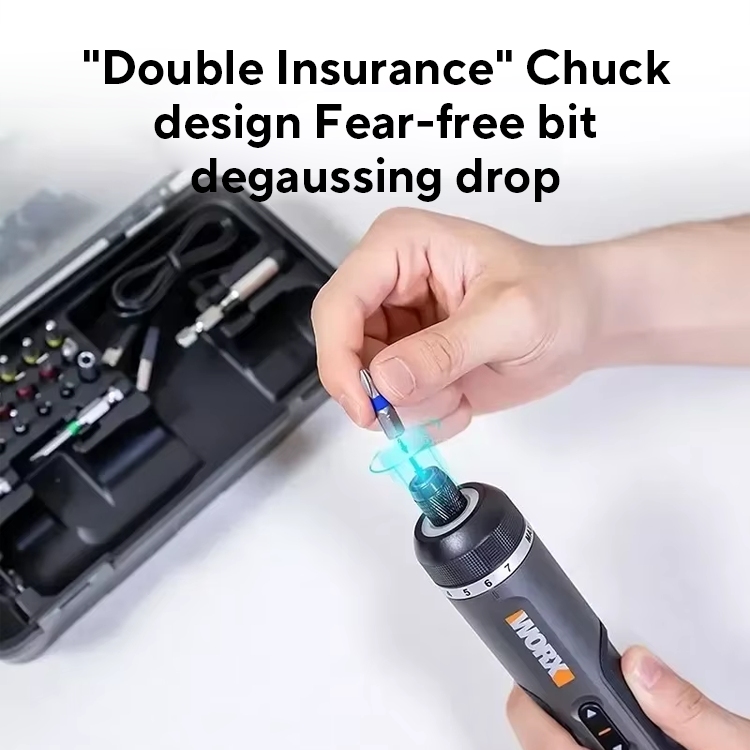 Worx 4V Mini Electrical Screwdriver Set WX242 WX241 WX240 Smart Cordless Electric Screwdrivers USB Rechargeable Hand Drill Tools