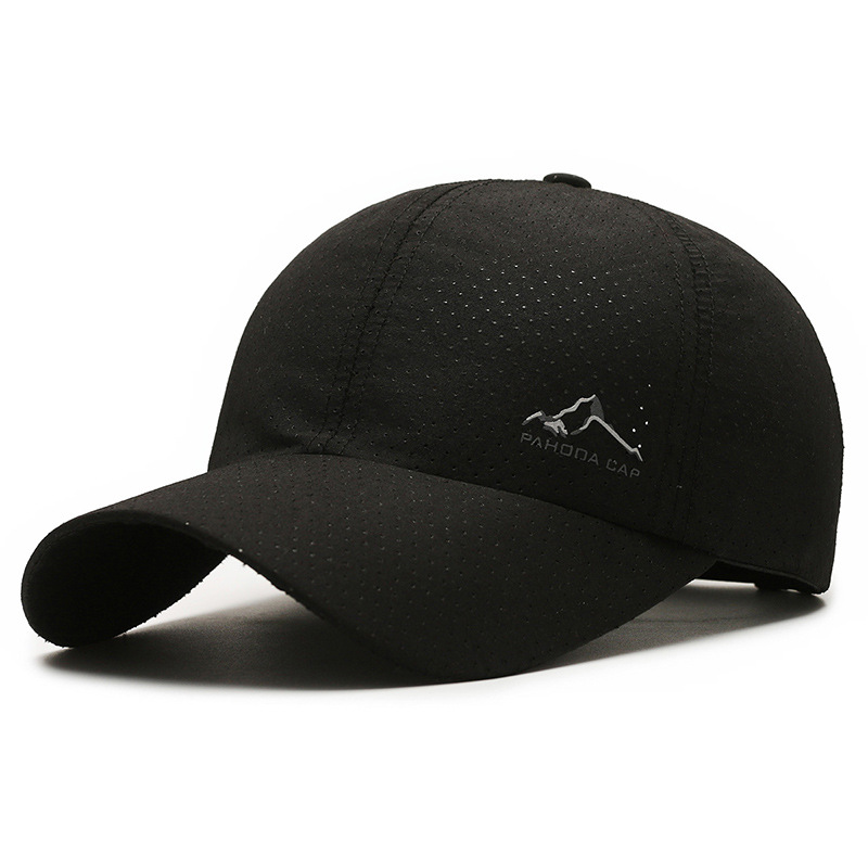 Gorras de béisbol con bordado de gota de agua cruzada Simple Unisex, sombrero informal ajustable para exteriores, sombrero protector solar, primavera y otoño
