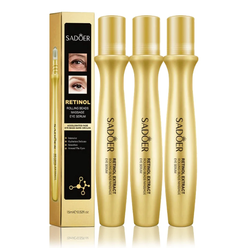 3 Retinol Mắt Chống Nhăn Massage Mắt Kem Chống Lão Hóa Chống Quầng Thâm Loại Bỏ Túi Mắt bọng Mắt Săn Chắc Mắt Chăm Sóc