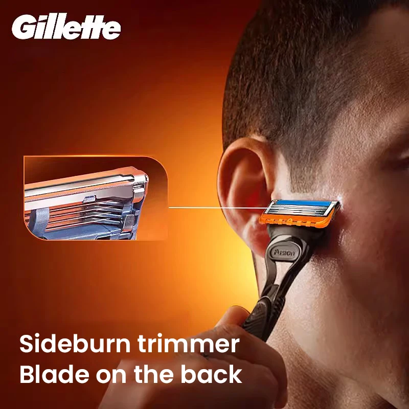 Rasoio da uomo Gillette Razor Fusion 5 con lama ultra sottile e tagliapasta