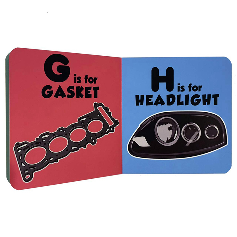 EYFL-2X ABC's For Future Race Car Drivers Libro del alfabeto (Libro para bebés, Libro para niños, Libro para niños pequeños)