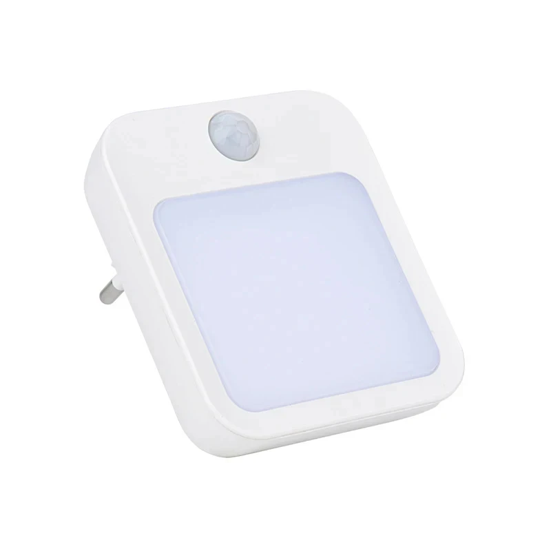 Motion Sensor หลอดไฟ LED EU Plug Wall Night Light โคมไฟ Stepless Dimming ตู้แสงโคมไฟสีขาวสําหรับข้างเตียงห้องนอน 220V
