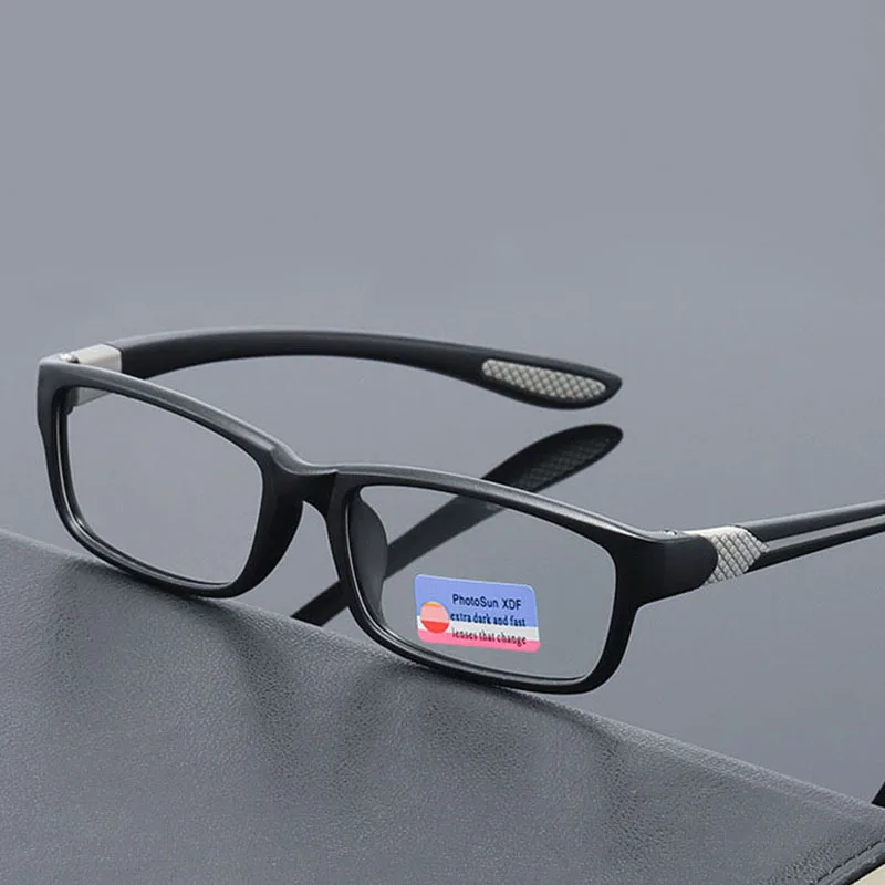 Lunettes de lecture hommes femmes Sport Anti-lumière bleue lunettes de lecture noir gris TR90 cadre presbytie lunettes dioptrie + 100 à + 400