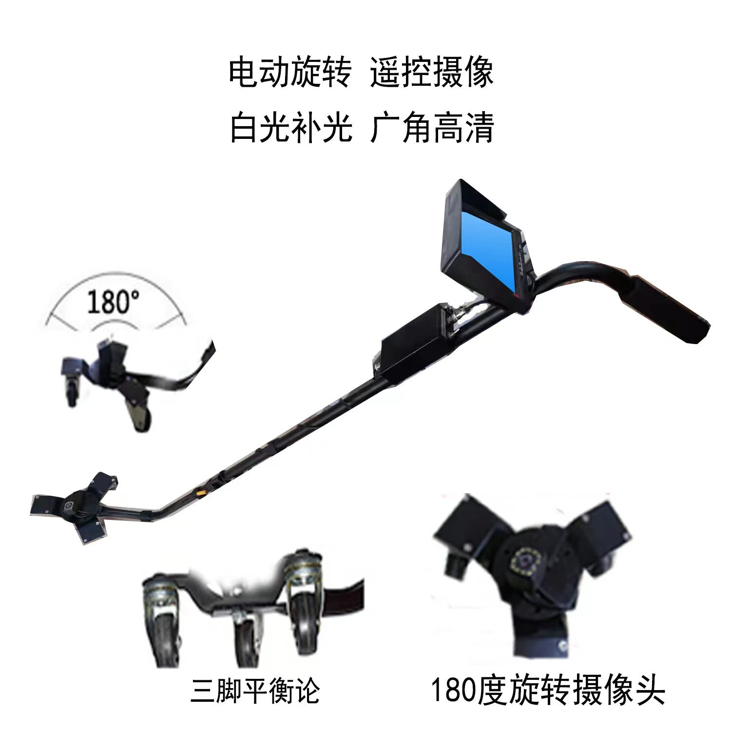 O produto pode ser personalizado. Detector de vídeo sobretudo