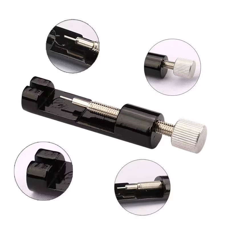 Herramientas de reparación para Apple/Samsung/Xiaomi/smartwatch, correa de reloj de acero inoxidable, pulsera de eslabones, Kits de pines, abridor, accesorios ajustables