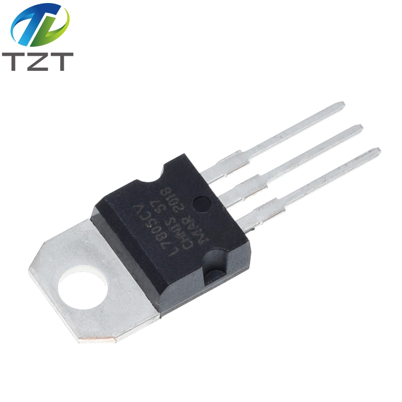 10ชิ้นLM7805 L7805 7805ควบคุมแรงดันไฟฟ้า5โวลต์1.5A