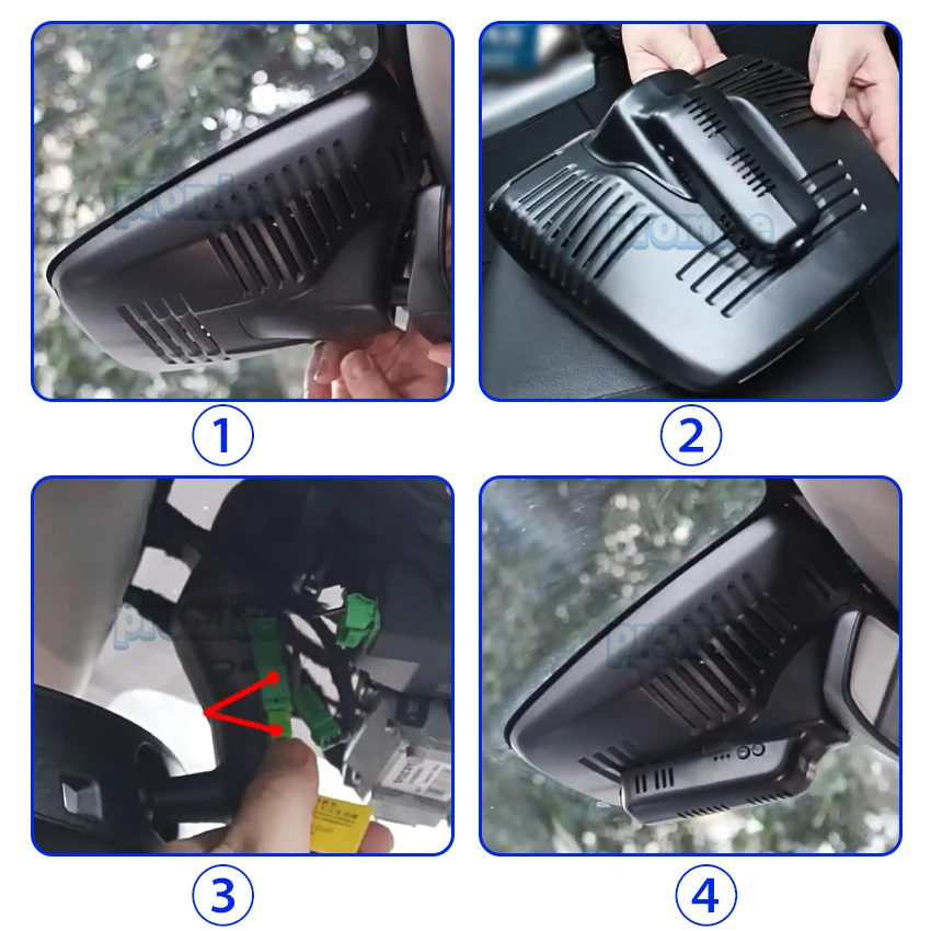 Mới! Cắm Xe DVR WiFi Dash Cam Camera 170 ° FOV Cho VOLVO XC90 XC60 XC40 S90 V90 S60 v60 C40 Cho Polestar 2 Dashcam 1080P