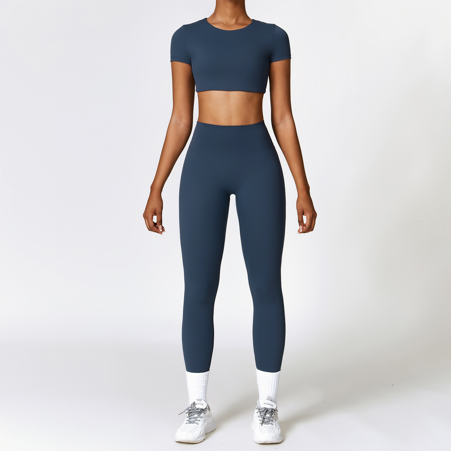 Ropa deportiva de 2 piezas, conjunto de Yoga sin costuras, ropa de gimnasio, ropa deportiva, trajes de Yoga para mujer, conjunto de Fitness, chándales, Sujetador deportivo, mallas de gimnasio