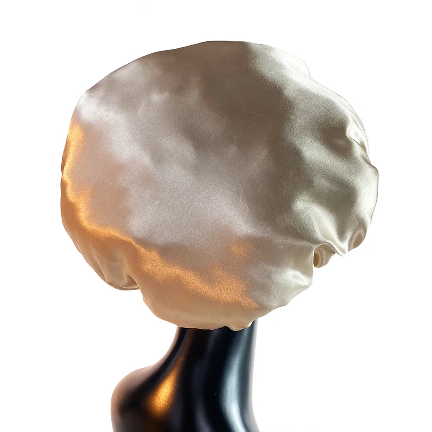 Cuffia da doccia Parrucchiere Cappello per la cura dei capelli Cuffia da doccia mensile ad alta elasticità Cuffia da notte in raso per allattamento femminile