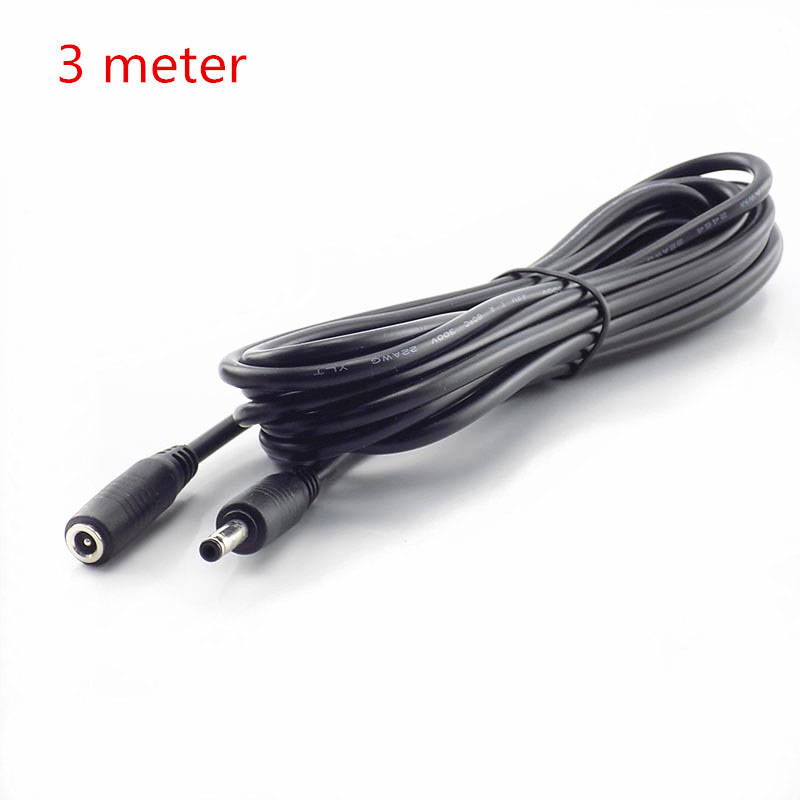 1/3/5M DC Männlich Weiblich 5v 12v 24V Netzteil Kabel Verlängerung Kabel Adapter 3,5mm x 1,35mm Stecker für CCTV Sicherheit Kamera