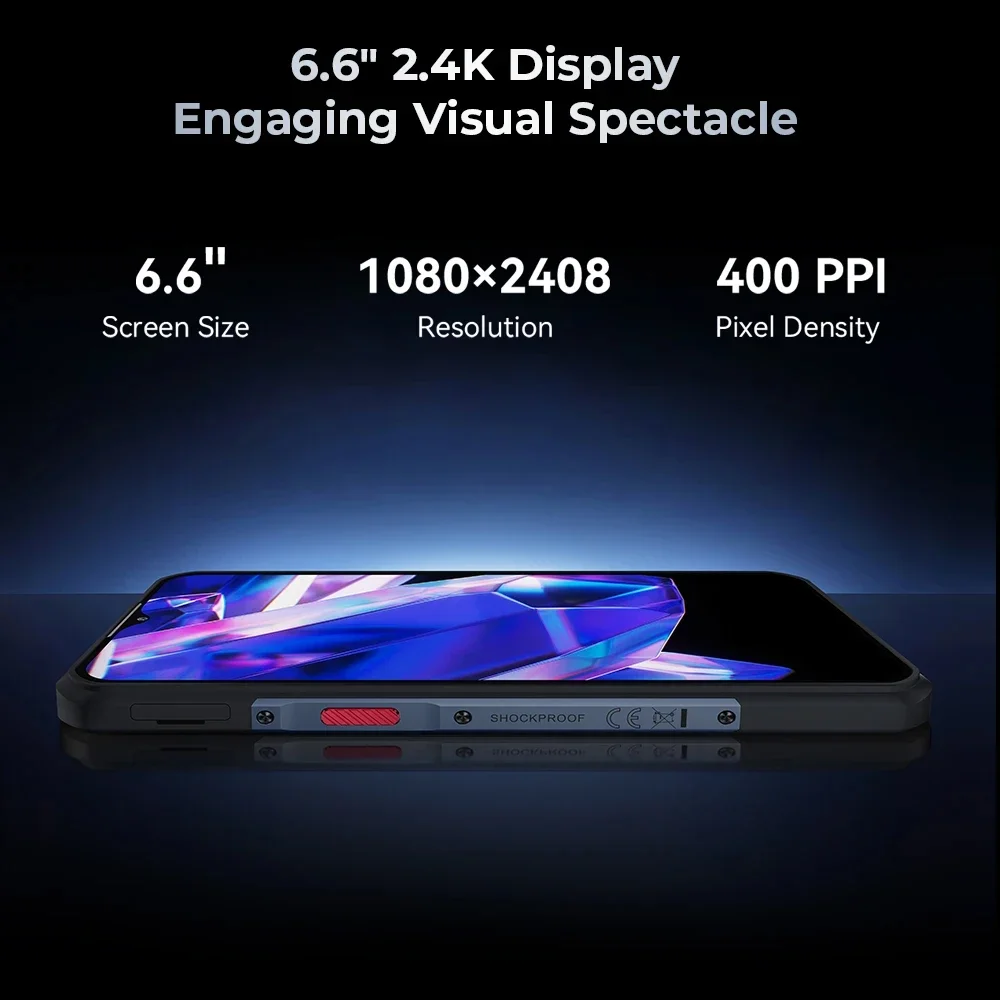 Oukitel wp35 5g robustes Smartphone 256 mah 24GB GB Handy Android 14 64 MP NFC Handy