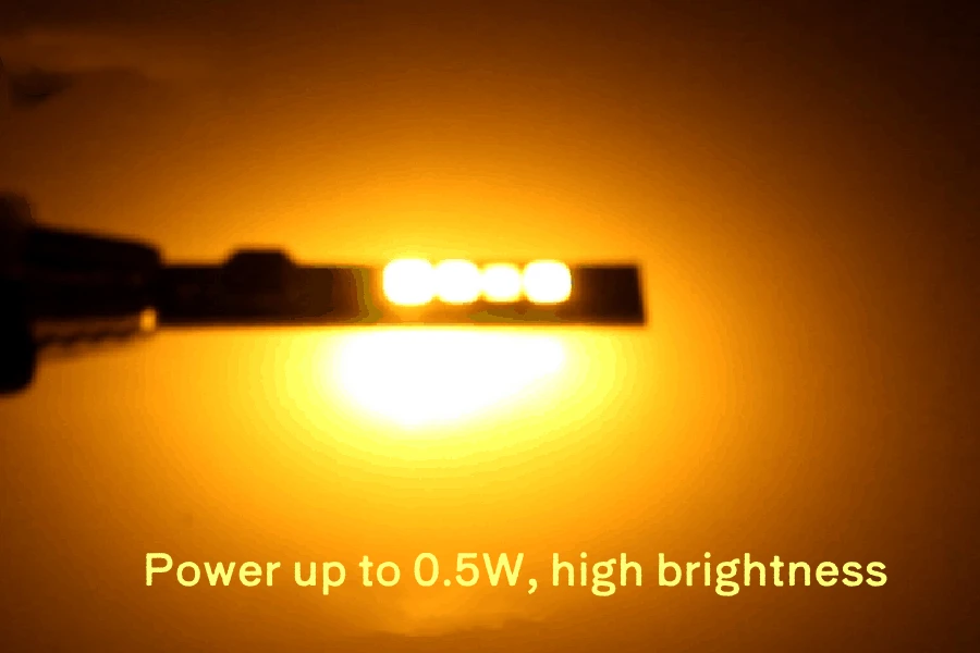 3Pcs/lot Simulated Candle Yellow LED Module Flickering/Breathing Light 8 LEDs 3-5V DC Realistic Candlelight Effect