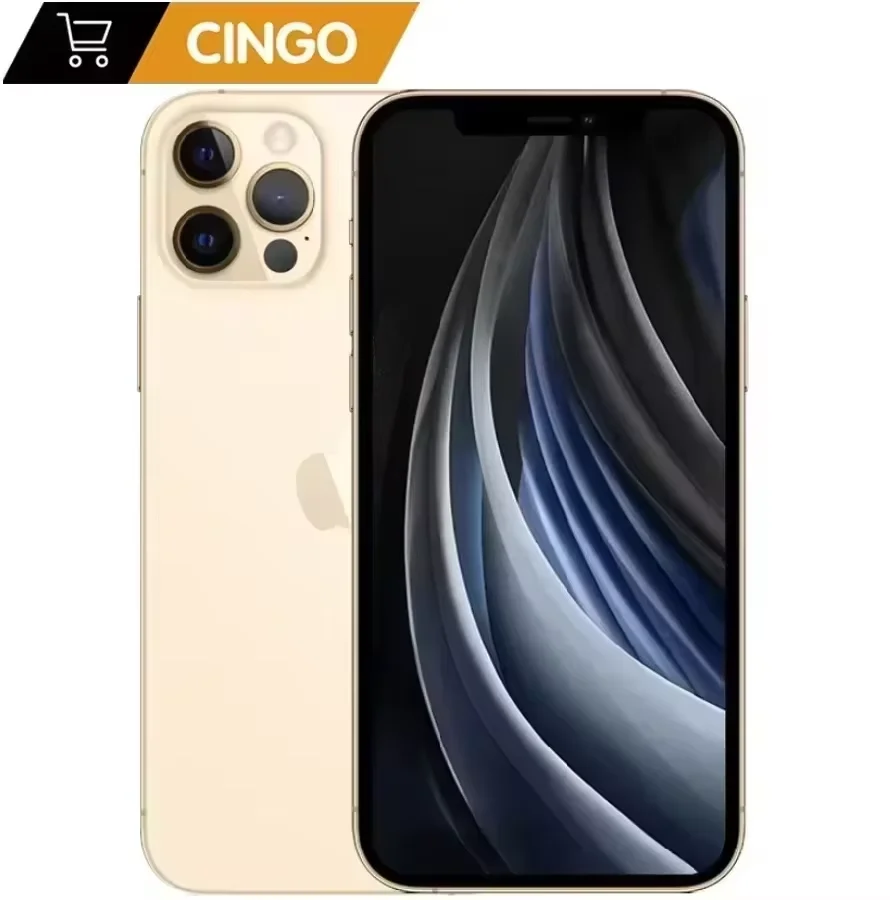 Original iPhone 12 Pro 5G LTE 6,1 ''6GB y 128/256GB IOS teléfono móvil A14 biónico Hexa Core Triple 12MP teléfono móvil 12pro teléfono inteligente