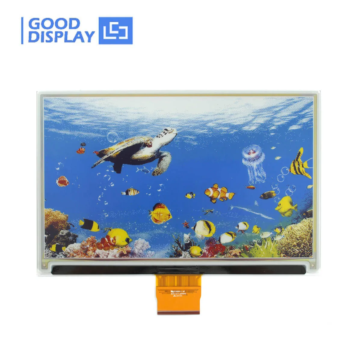 Módulo de Display E-Paper de 7,3 polegadas, 6 cores, baixo consumo de energia, interface SPI, tela de 800x480 pixels, utilizando a tecnologia E-Ink Spectra 6