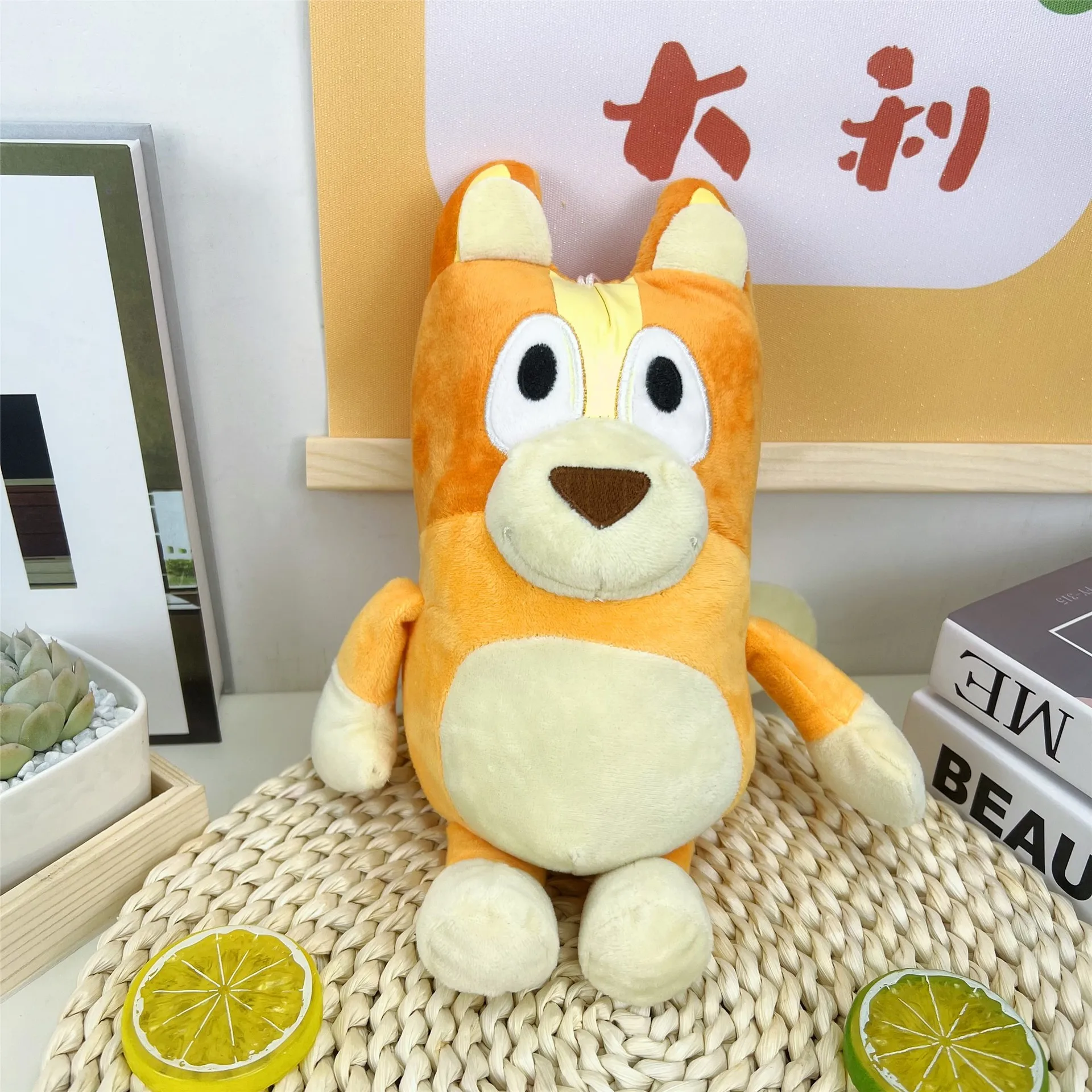 Bluey & Bingo 가족 플러시 장난감 17/28cm - 만화 개 박제 동물, 부드러운 봉제 인형, 어린이 생일 및 크리스마스 선물