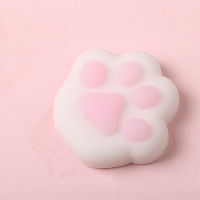 Juguete curativo con sello de gato Mochi, Animal de dibujos animados, regalo suave para apretar, novedad, alivio del estrés, ventilación, broma, juguete divertido de descompresión