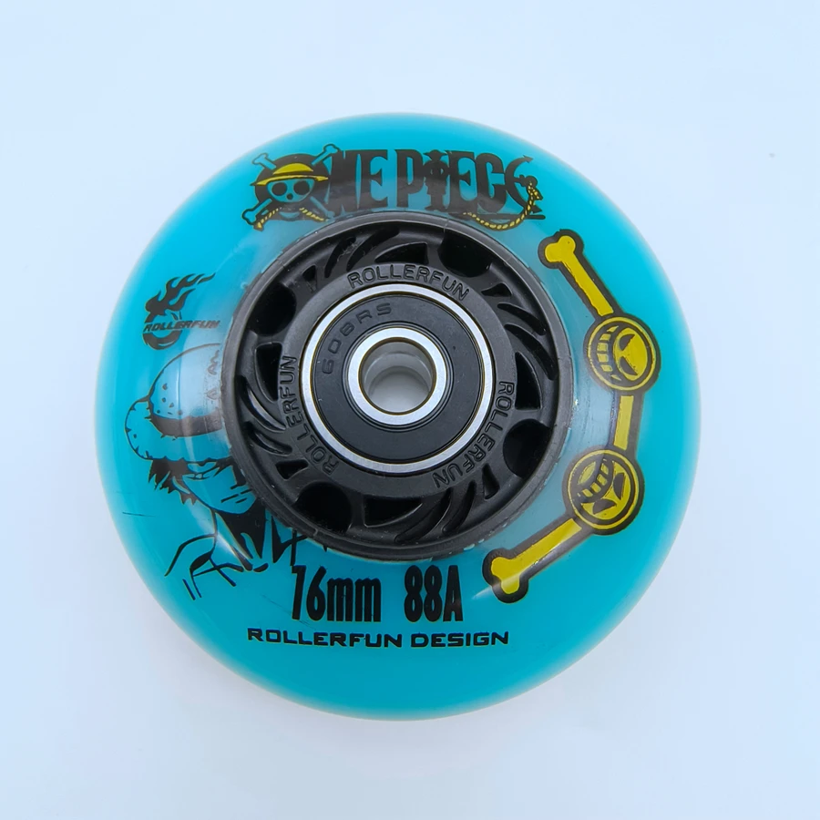 Rueda de patín en línea rueda en línea 68 mm 72mm 76mm 78a 80mm 82A 85A 8 unids/lote