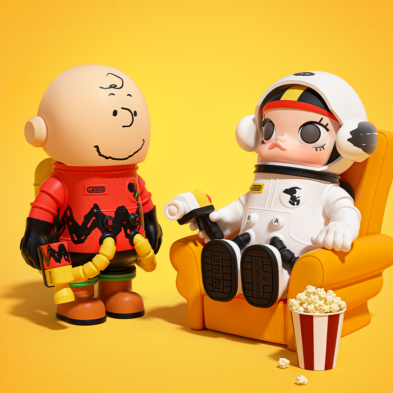 POP MART MEGA SPACE MOLLY 100% Charlie Brown & Snoopy Limited tot 2 stuks per bestelling