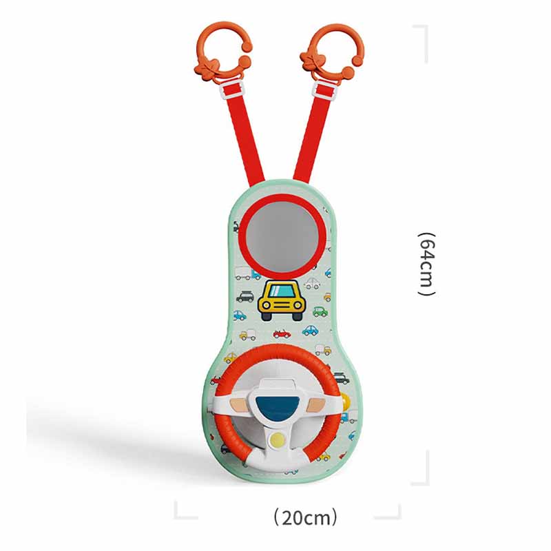 Детская модель заднего сиденья, имитация вождения с музыкальными звуками, имитация рулевого колеса, игрушка