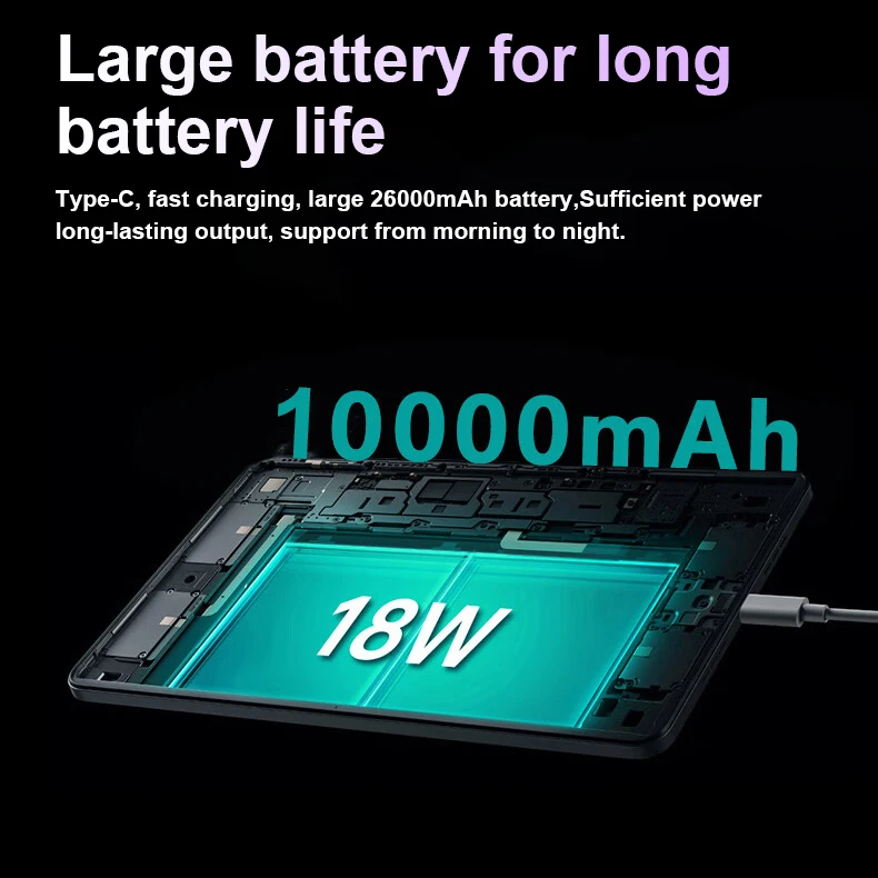 Tableta Original Pad 8 Pro de 10,1 pulgadas Android 13 Global Snapdragon 8gen2 16GB + 1024GB 10000mah 5G Dual SIM WIFI HD pantalla completa