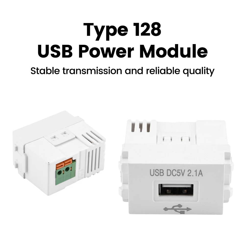 USB-Leistungs modul vom Typ 128 220V Steckdose 5V Transformator 2.4a USB-Handy-Lades teckdose Schalt adapter ﻿