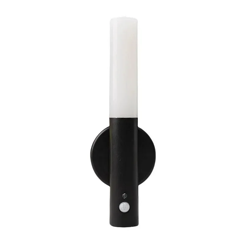 Luz noturna com sensor de movimento, luz de parede magnética, luz LED com carregamento USB, adequada para corredores e escadas, presente de Natal
