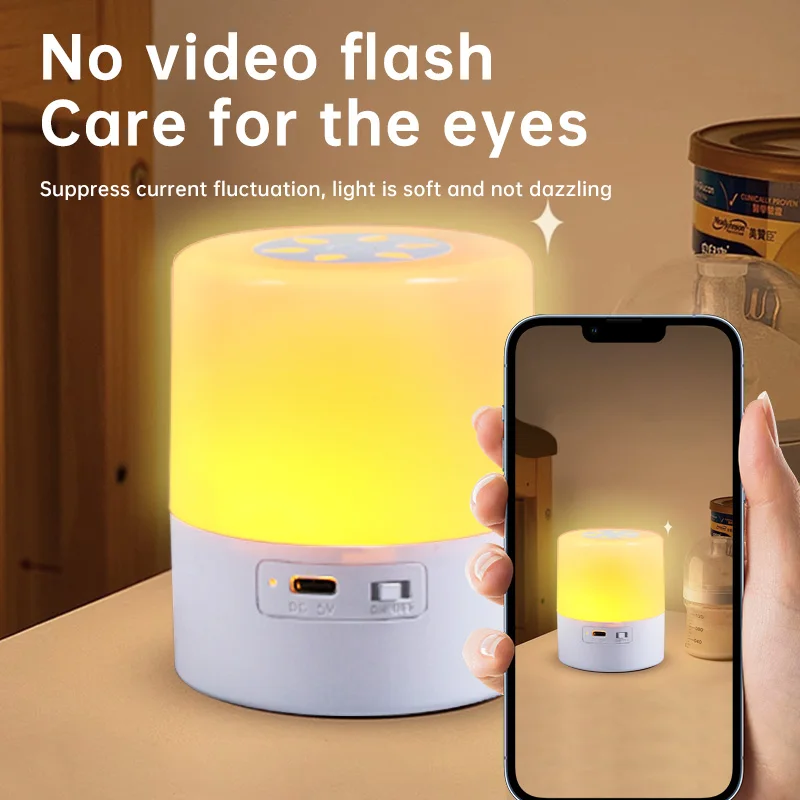 Tocca la luce notturna Tre tipi di regolazione del tocco leggero L'irradiazione della luce morbida ti consentono di dormire comodamente