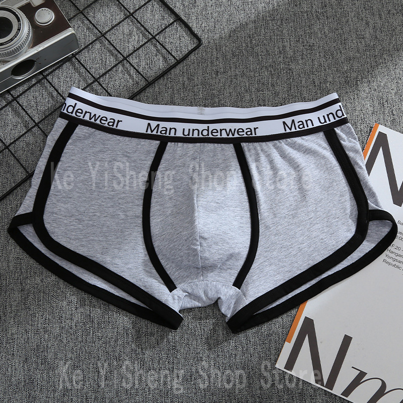 メンズスポーツボクシングショーツ下着 SML XL 通気性フィットネススポーツ男性のボクサー下着ボクサー快適