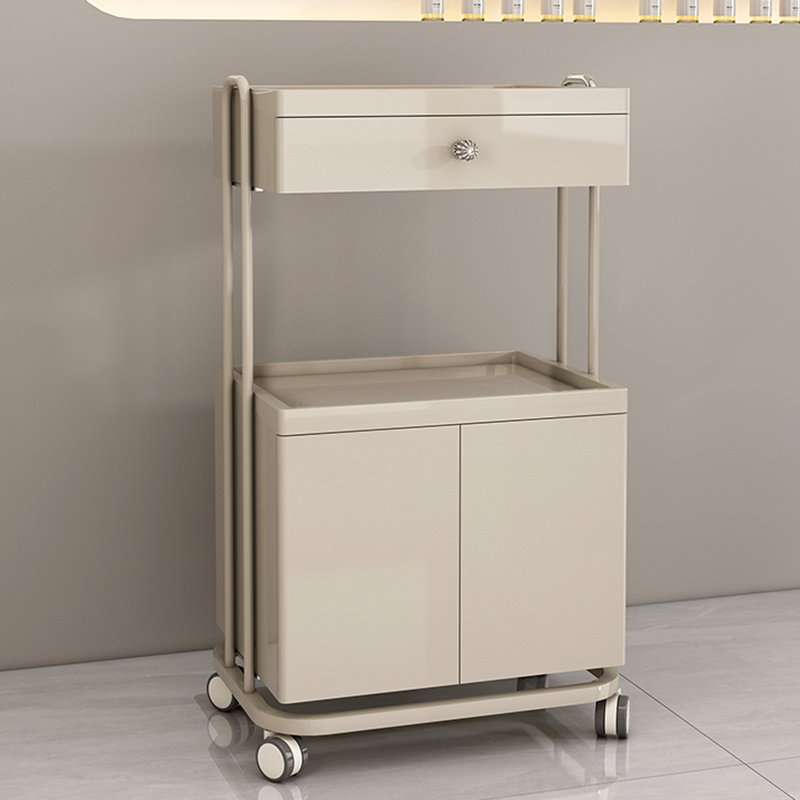 Beauty Trolley Cream Wind Trolley Beauty Salon Special SPA Shelves High-grade Ear Picking Home Storage Tool Trolley